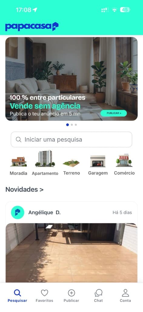 Papacasa — accueil